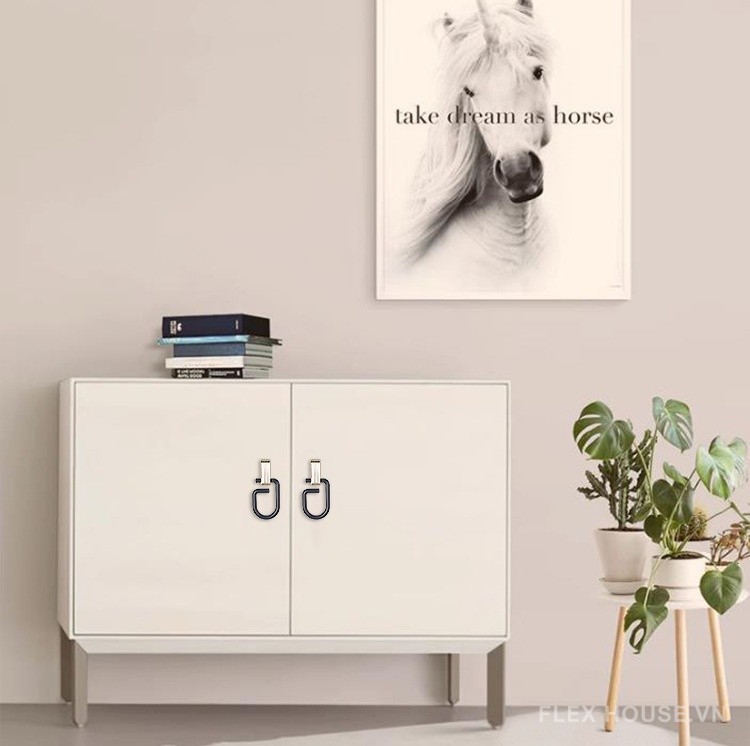 Tay nắm tủ móc kéo hợp kim chữ G sáng tạo AK5055 12