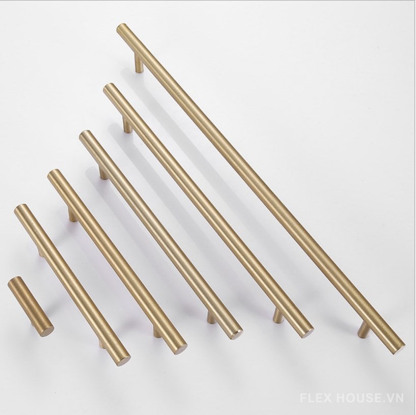 Tay nắm tủ tối giản bằng đồng thanh tròn FHCTLS 132
