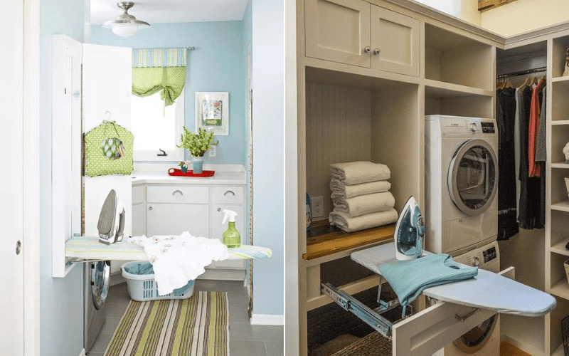Thiết kế phòng giặt ủi: Những điều có thể bạn chưa biết 5 tối ưu hóa diện tích phòng giặt ủi
