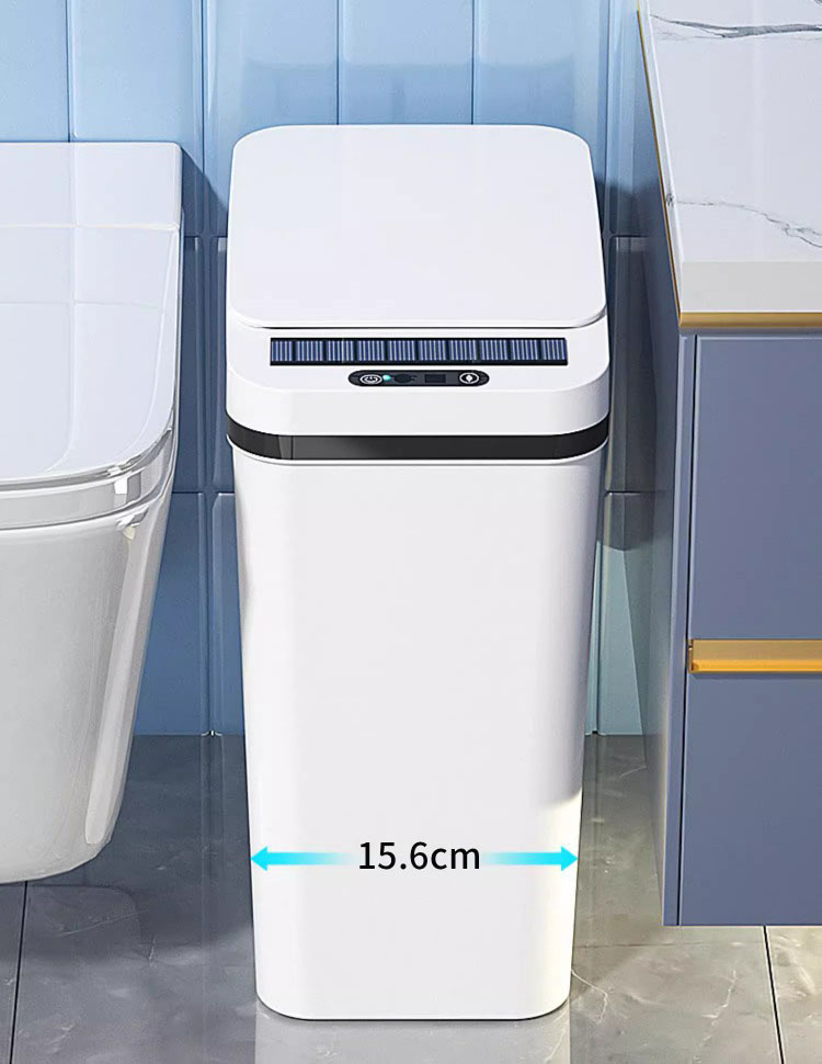 Thùng rác cảm biến thông minh hình vuông HS1731 5