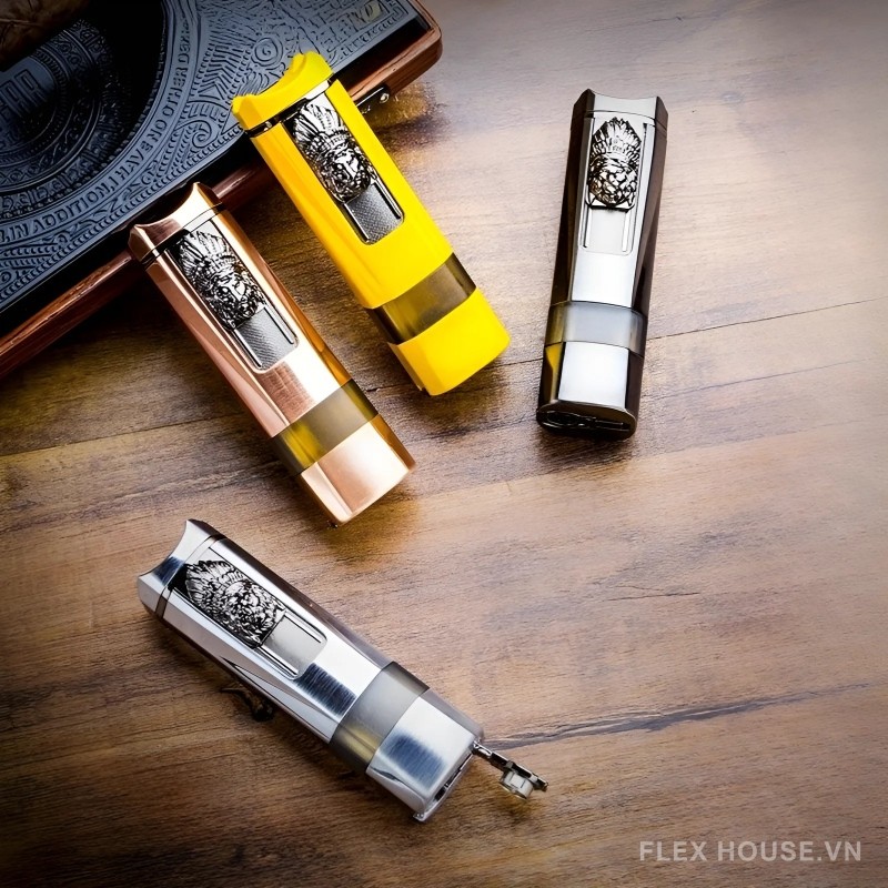 Bật lửa cigar 1 tia tích hợp đục 7mm tiện dụng LBS019 5