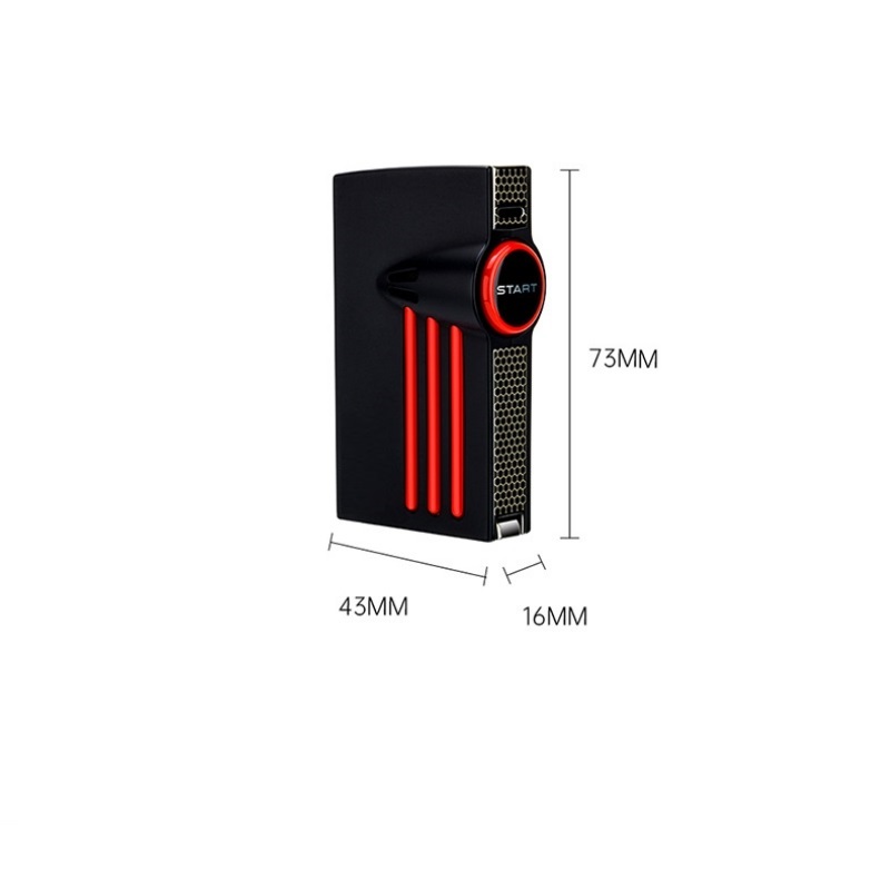 Bật lửa cigar 2 tia kèm đục tiện dụng cao cấp LT9905 7