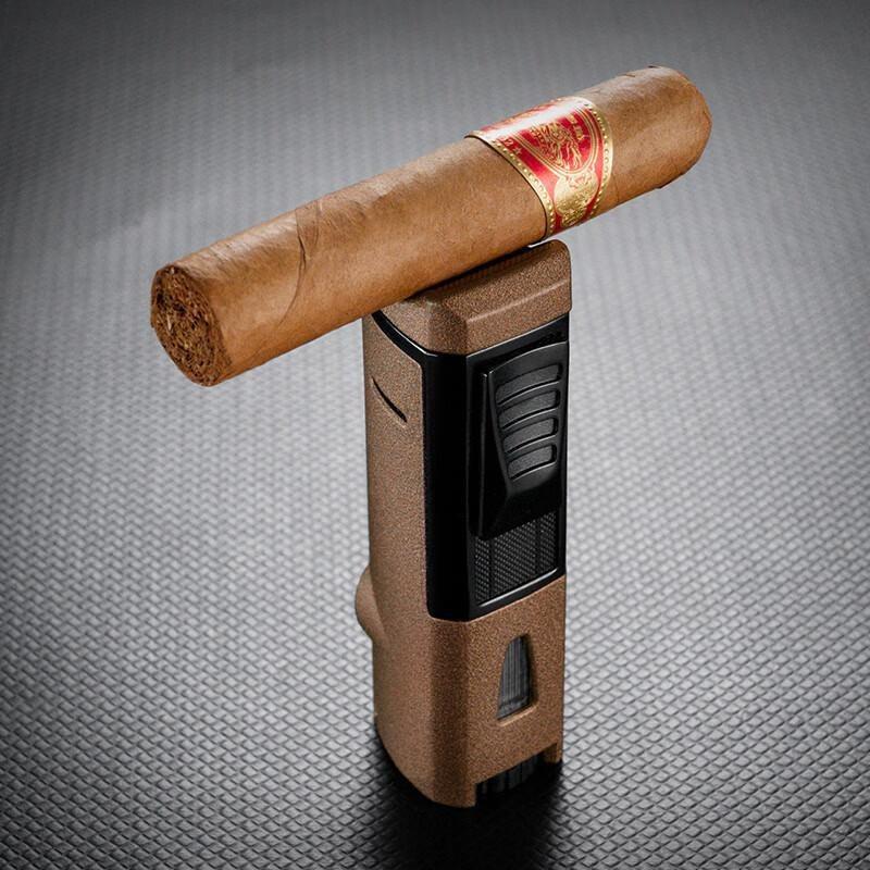 Bật lửa cigar 3 tia cầm tay chống gió CGL3902 7