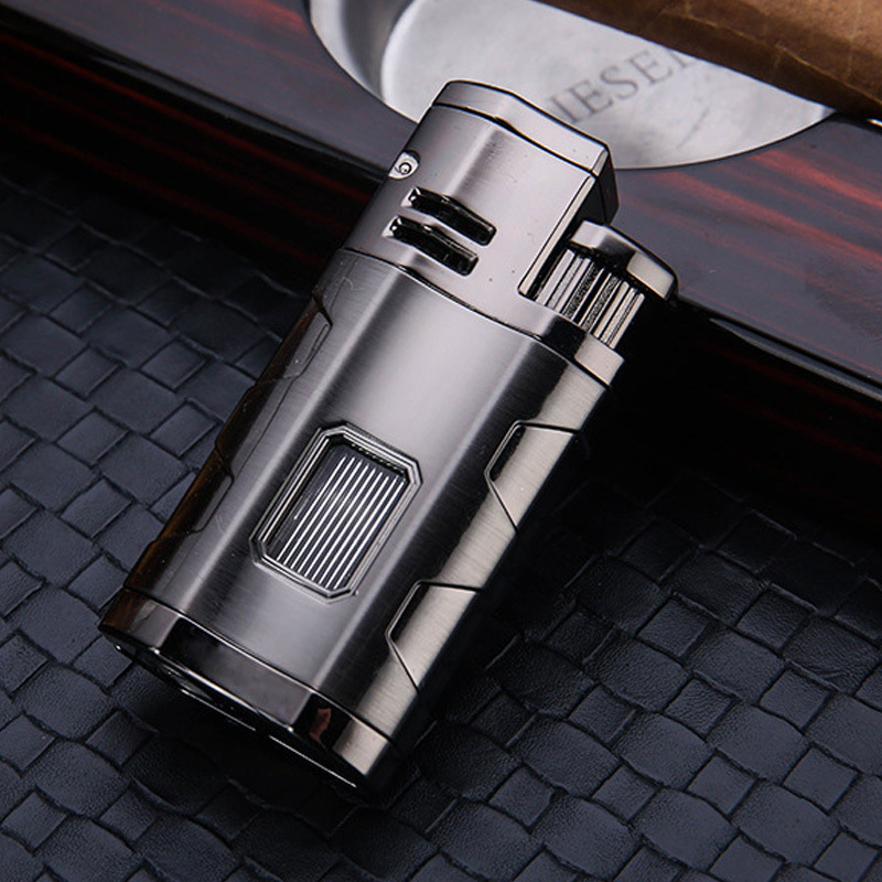 Bật lửa cigar 3 tia hợp kim kẽm hiện đại CGL9376 3