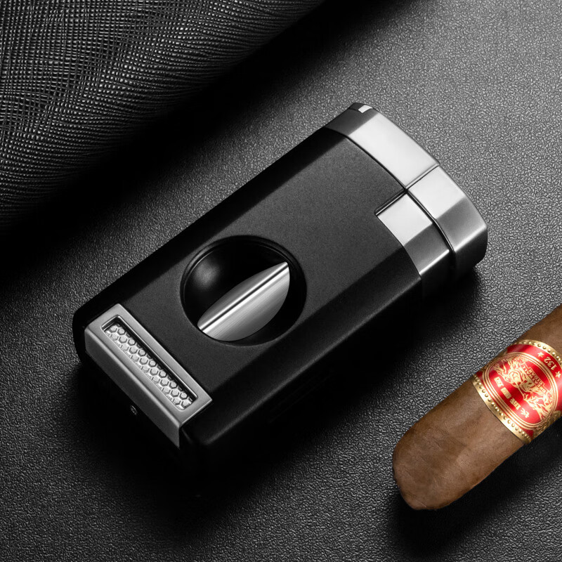 Bật lửa cigar 3 tia tích hợp dao cắt CGL4384 4