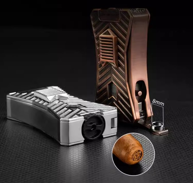 Bật lửa cigar tia đôi kèm đục lỗ sang trọng CGL4801 8