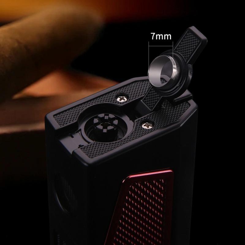 Bật lửa khò 4 tia hoa văn caravat lịch lãm CGL8770 8