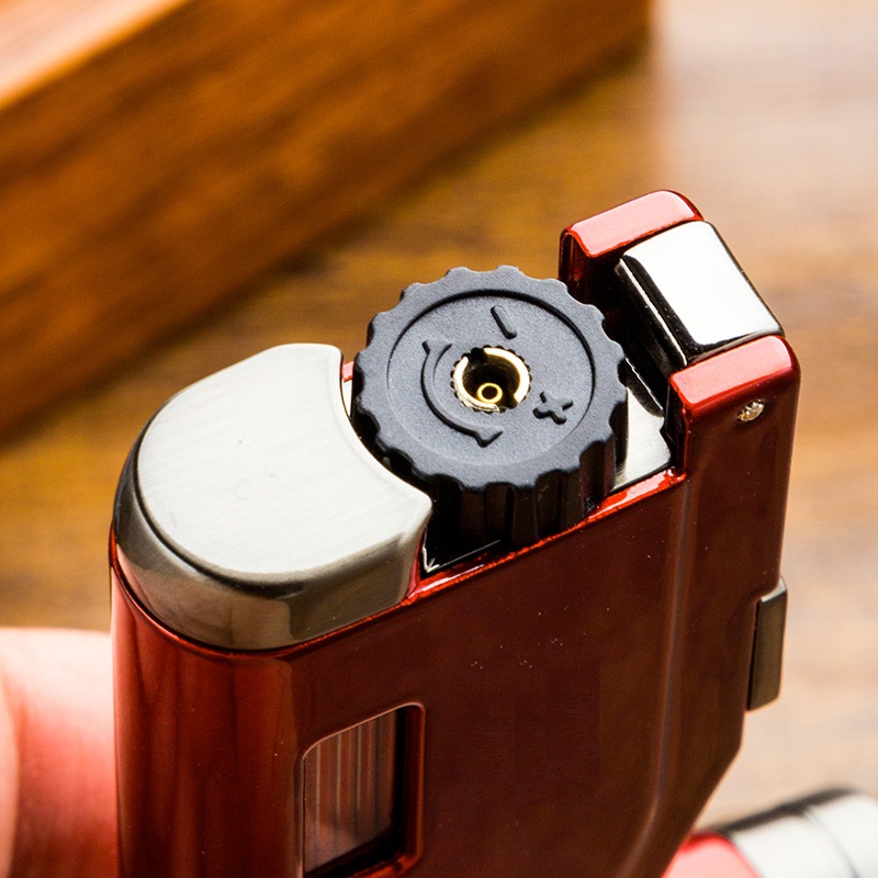 Bật lửa khò cigar 2 tia tích hợp đục tiện dụng LBS4091 6