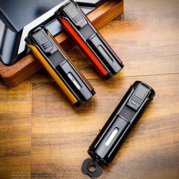 Bật lửa xì gà 5 tia tích hợp đục lỗ cá tính LBS6879