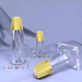 Chân tủ kệ bằng acrylic trong suốt hình trụ GP002