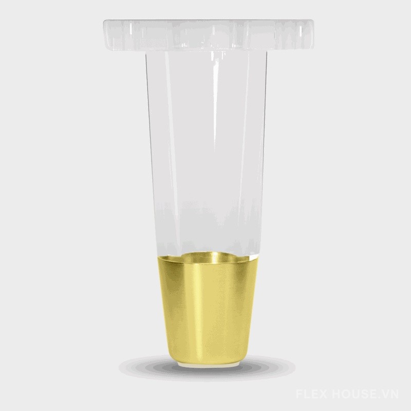 Chân tủ kệ bằng acrylic trong suốt hình trụ GP002 8