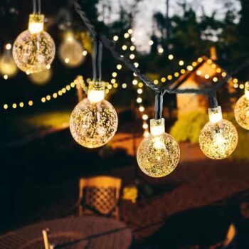 Dây đèn LED mô phỏng pha lê trang trí liều trại DC001