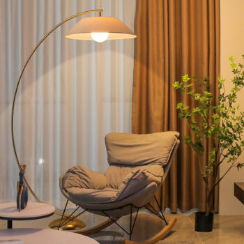 Đèn cây trang trí góc sofa kiểu dáng cần câu HX5346
