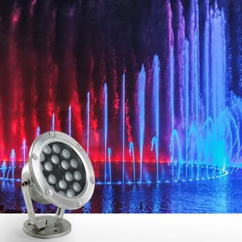 Đèn led âm nước đổi màu trang trí hồ cá HJT004