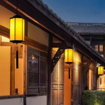 Đèn thả mái hiên trang trí ngoại thất TY1001 - bìa