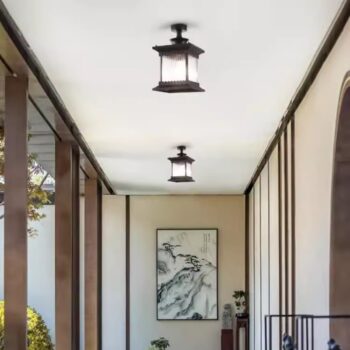 Đèn trần mái hiên decor phong cách Á Đông ZS0734 - bìa