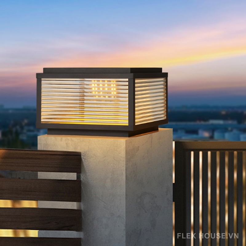 Đèn trụ cổng decor sân vườn hiện đại QQ4273 2 Đèn trụ cổng decor sân vườn hiện đại QQ4273