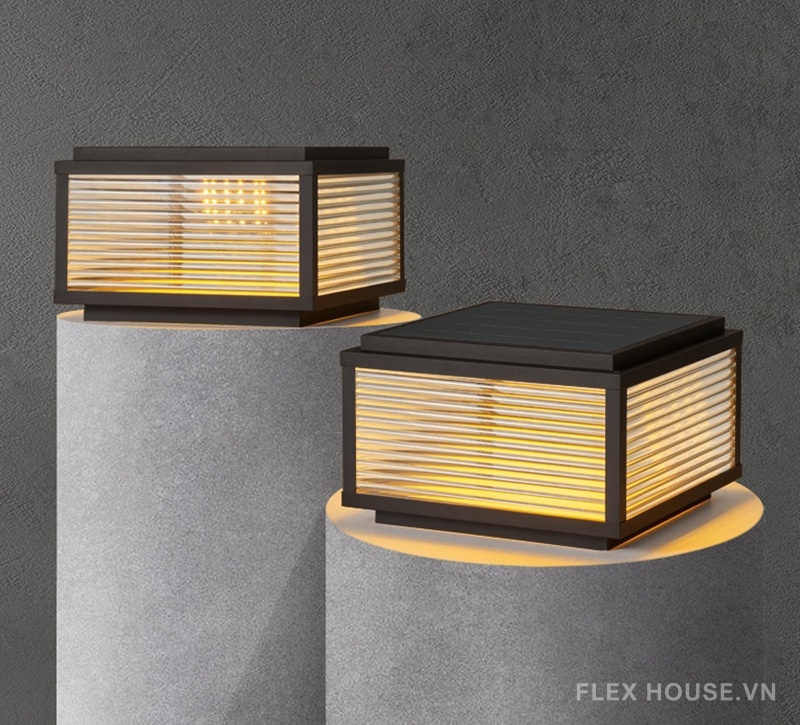 Đèn trụ cổng decor sân vườn hiện đại QQ4273 4 Đèn trụ cổng decor sân vườn hiện đại QQ4273