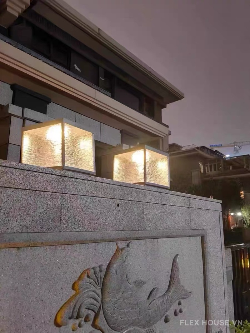 Đèn trụ cổng decor sân vườn hiện đại QQ4273 5 Đèn trụ cổng decor sân vườn hiện đại QQ4273