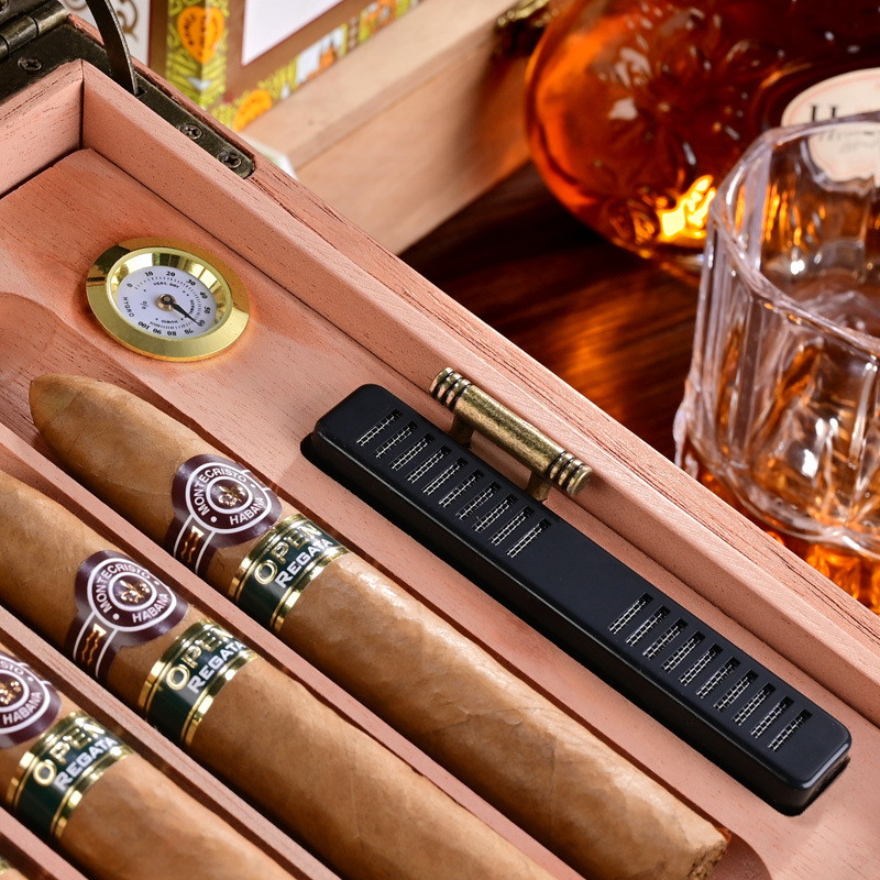 Hộp bảo quản cigar phong cách Retro CGL5771 4