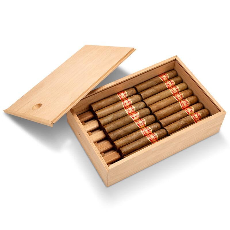 Hộp giữ ẩm cigar gỗ tuyết tùng màu tự nhiên CGL748 6