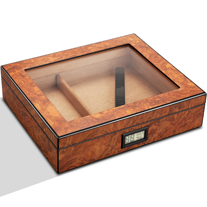 Hộp giữ ẩm cigar họa tiết vân gỗ độc đáo CGL6644 3