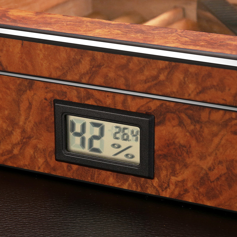 Hộp giữ ẩm cigar họa tiết vân gỗ độc đáo CGL6644 4