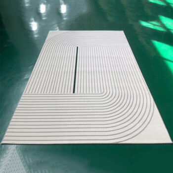 Thảm lót phòng ngủ đường cong nghệ thuật YN-CYU53