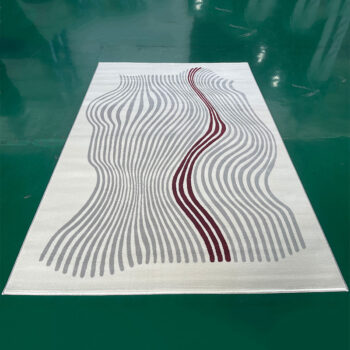 Thảm sàn hoa văn uốn lượn không giao nhau YN-CYU14