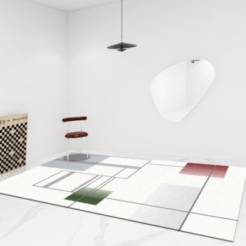 Thảm trải sofa kiểu dáng notebook nghệ thuật YN-CYU08