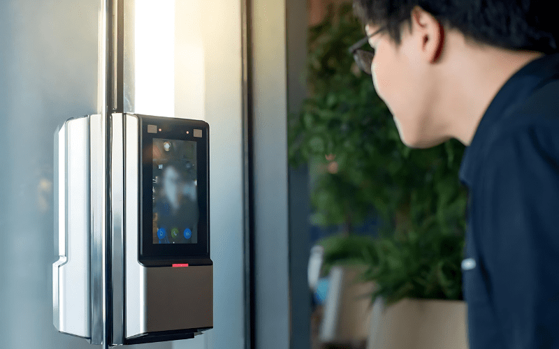 4 điều cần biết về khóa cửa thông minh có camera nhận diện khuôn mặt 5 khóa cửa nhà thông minh