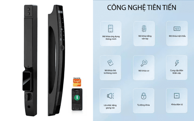 4 ưu điểm đáng giá của khóa cửa vân tay 7 khóa cửa vân tay