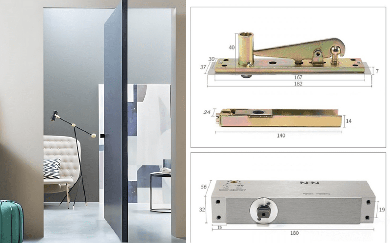 Bản lề âm cửa giảm chấn với bản lề truyền thống: Nên chọn loại nào? 4 bản lề giảm chấn là gì