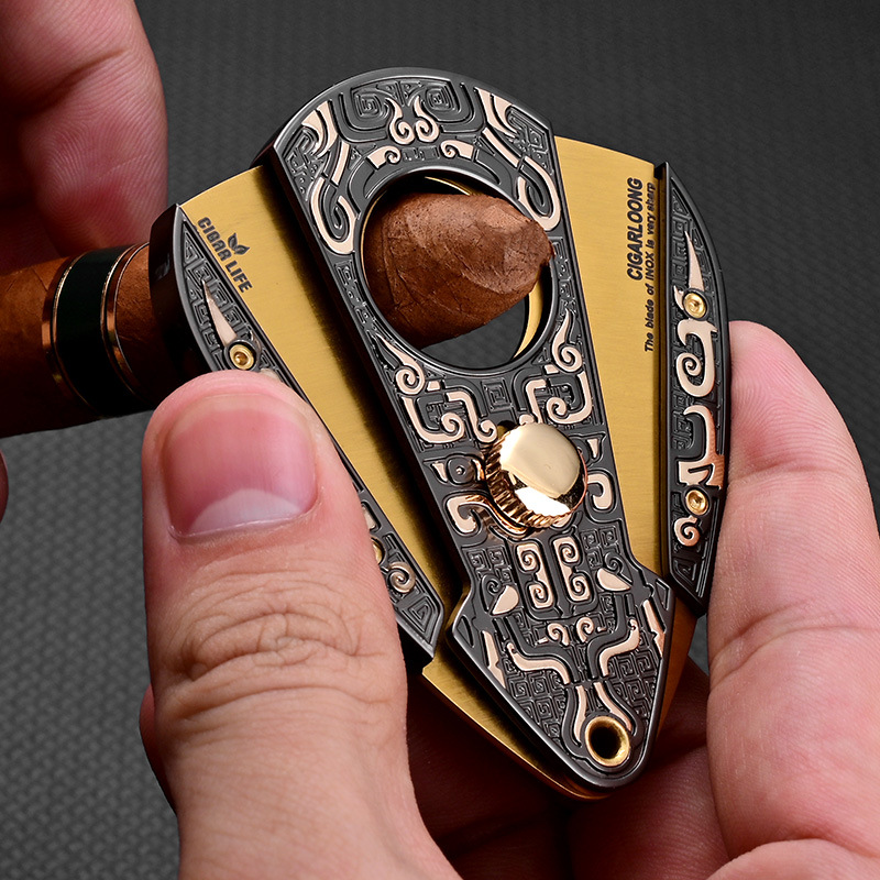 Dao cắt cigar cánh bướm phong cách Á Đông CGL3828 11