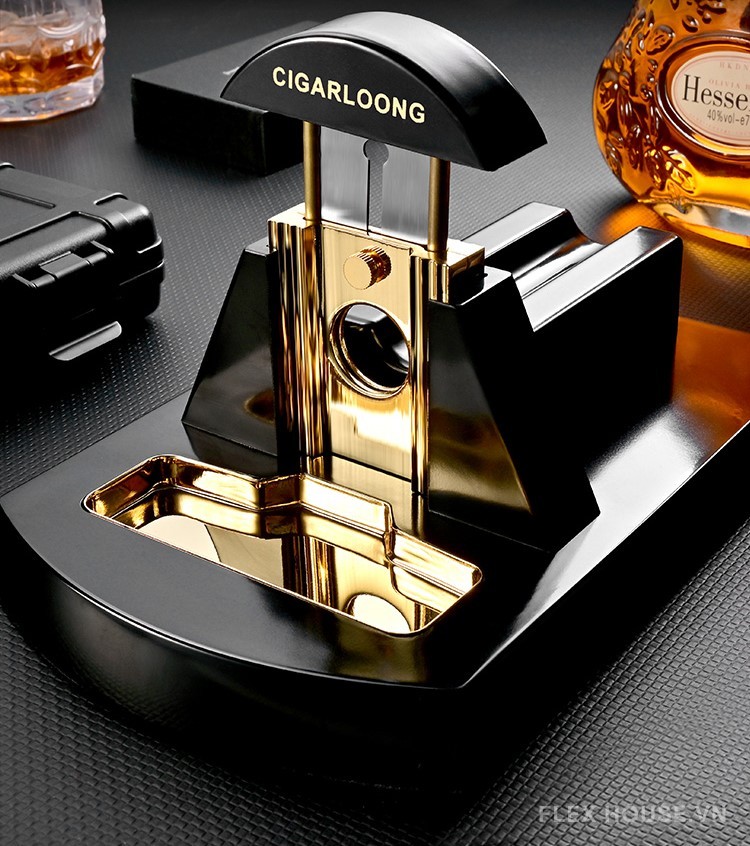 Dao cắt xì gà để bàn bằng thép không gỉ sang trọng CGL5178 4