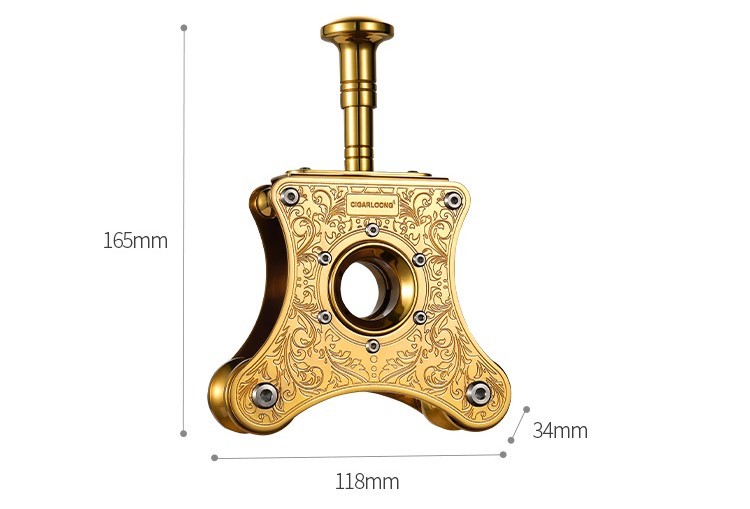 Dao cắt xì gà để bàn thép không gỉ sang trọng cao cấp CGL6828 11