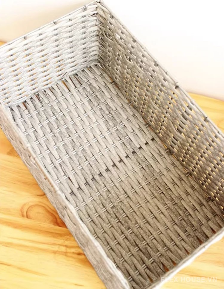 Hộp đựng quần áo phụ kiện giả mây đa năng SN0828 8
