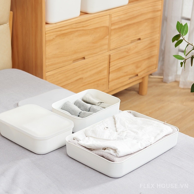 Hộp nhựa bảo quản đồ đa năng kiểu Nhật MAQ8002 9