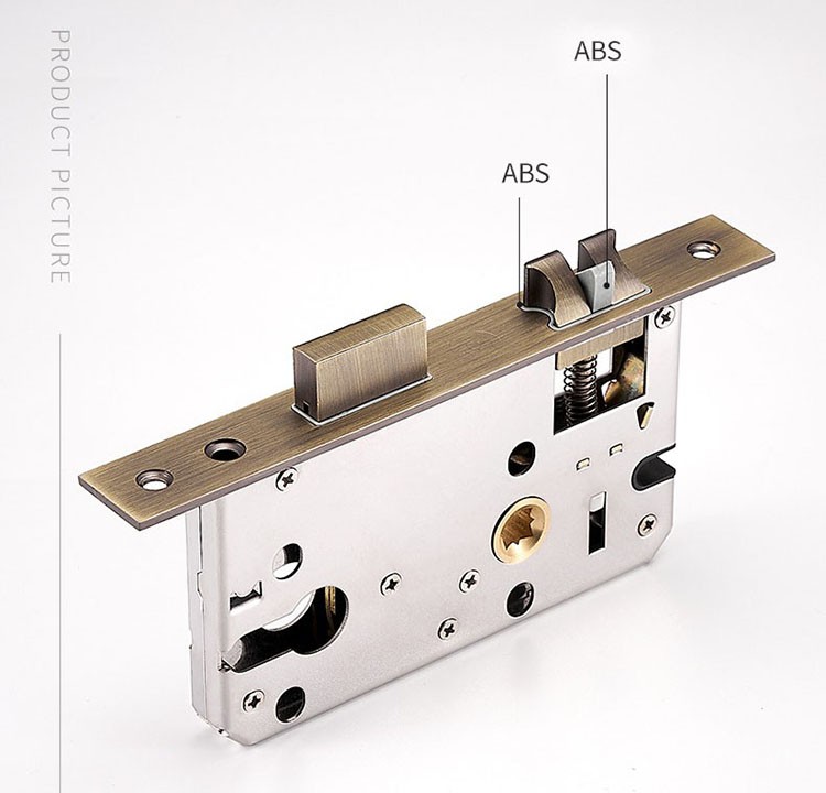 Khóa cửa tay gạt cao cấp bằng đồng cổ điển OCS644 10