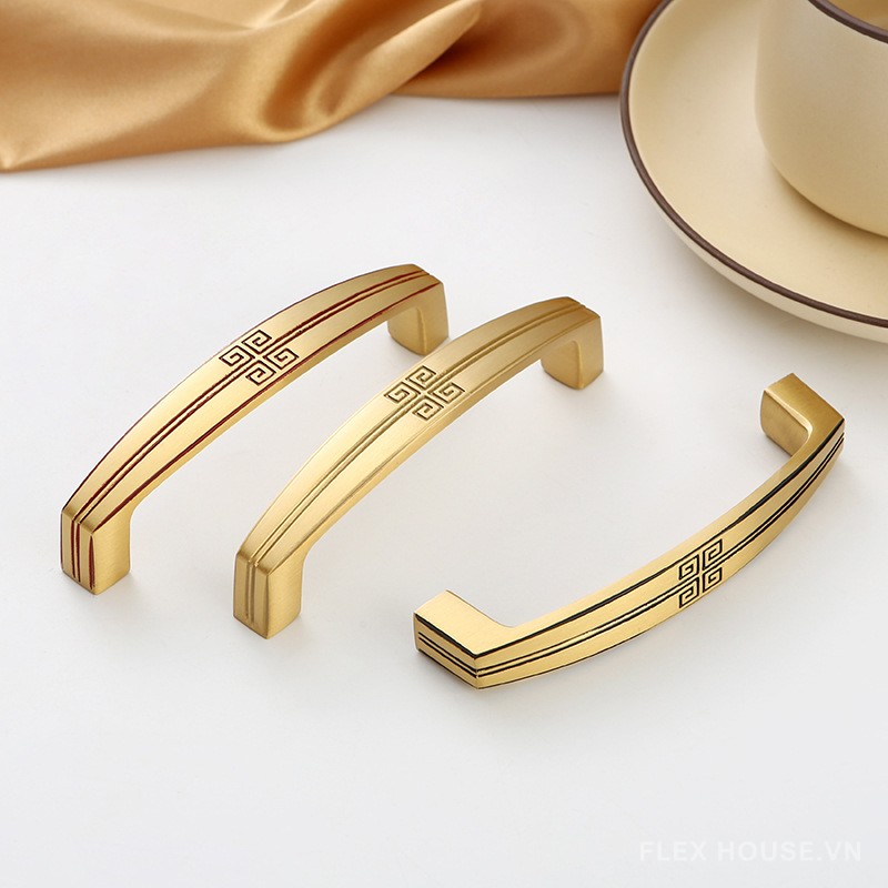 Tay nắm tủ đồng phong cách Á Đông EL8872 5