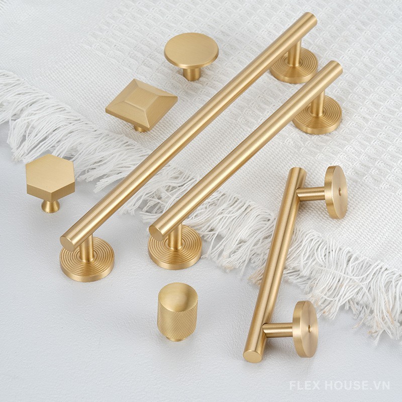 Tay nắm tủ đồng sang trọng chân đế tròn CEO8811 7