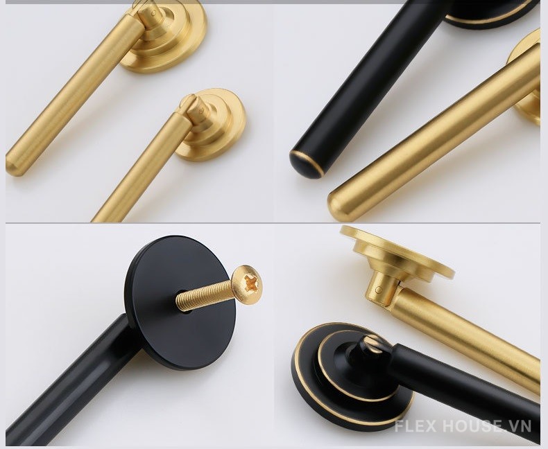 Tay nắm tủ kéo đồng thau tân cổ điển LDS8025 13