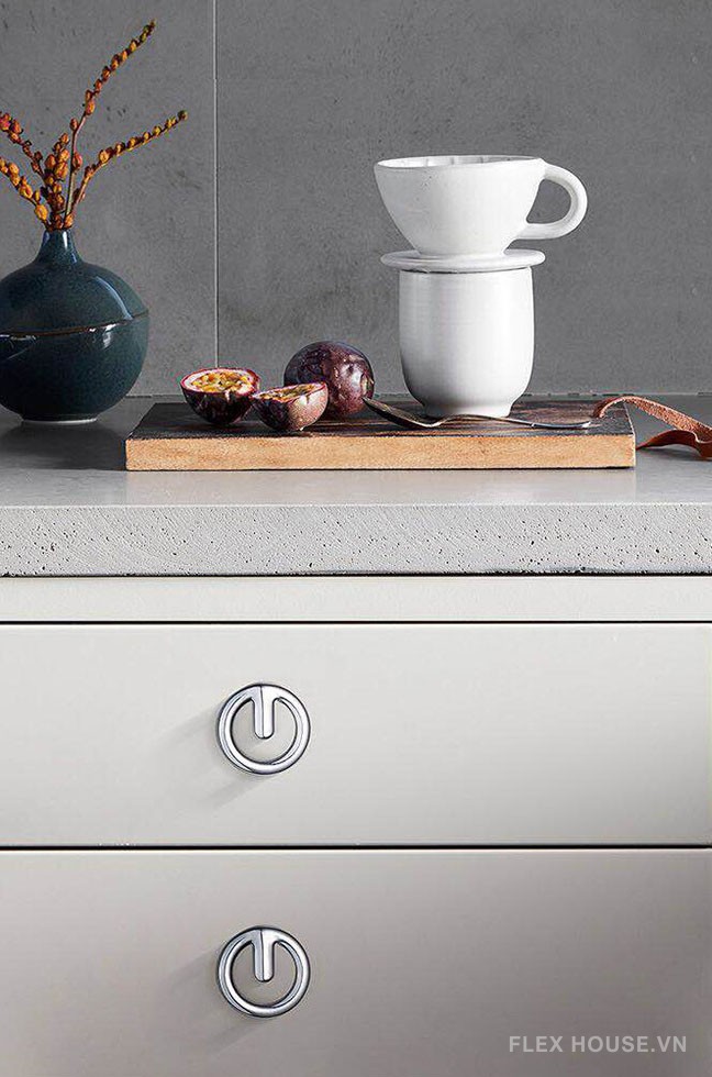 Tay nắm tủ móc hợp kim hình tròn decor KY26000 6