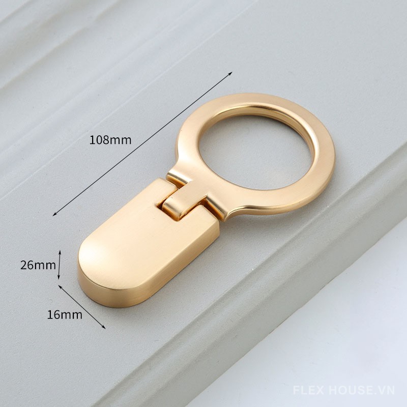 Tay nắm tủ móc kéo hợp kim kẽm cao cấp KY26160 4