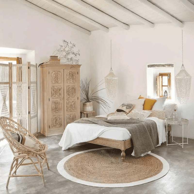 thảm decor phòng ngủ