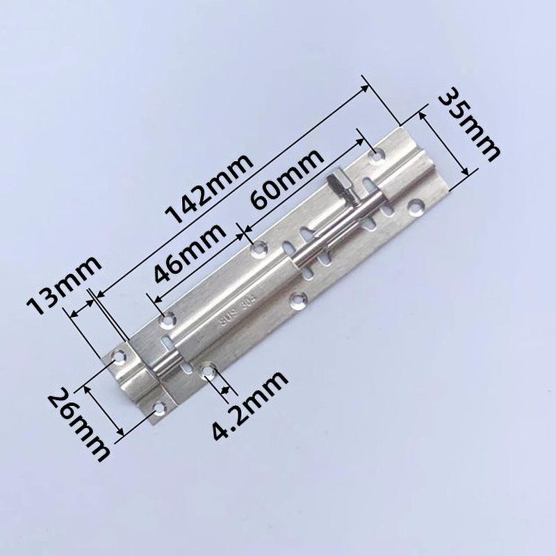 Chốt gài cửa bằng inox 304 bền bỉ JR1768 8