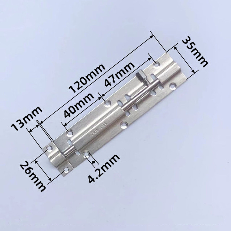 Chốt gài cửa bằng inox 304 bền bỉ JR1768 7