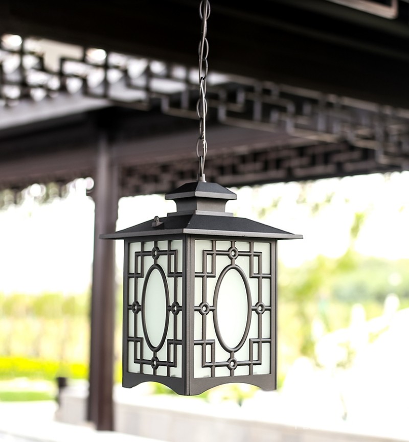 Đèn thả ban công phong cách phương Đông DD022 5