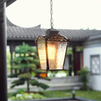 Đèn thả mái hiên trang trí lối đi sang trọng KL2577 - bìa