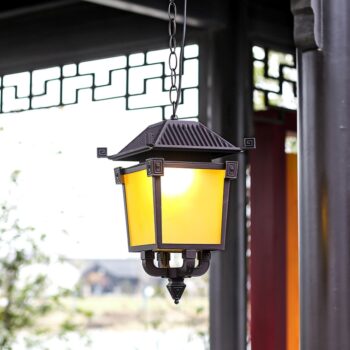 Đèn thả ngoài trời chiếu sáng lối đi hàng lang DD028 - bìa